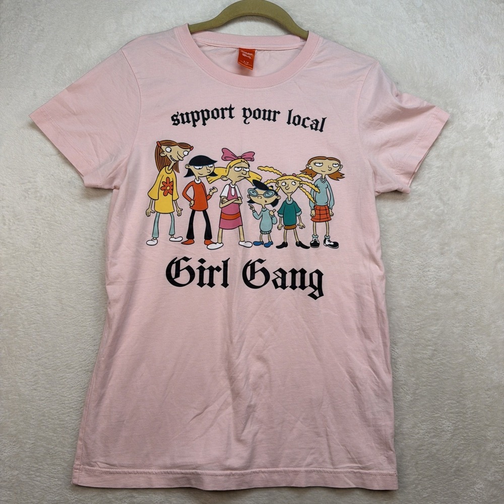 Nickelodeon X Cake Worthy Shirt Girl Gang Graphic‎ Pink Women's Small